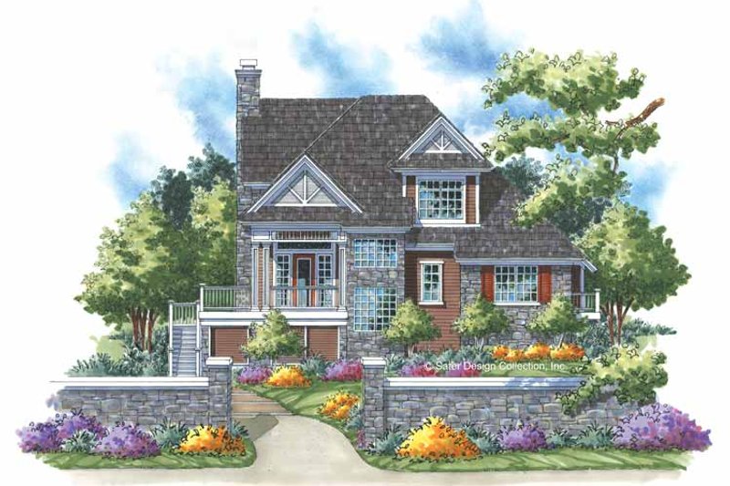 Architectural House Design - Traditional Exterior - Front Elevation Plan #930-157