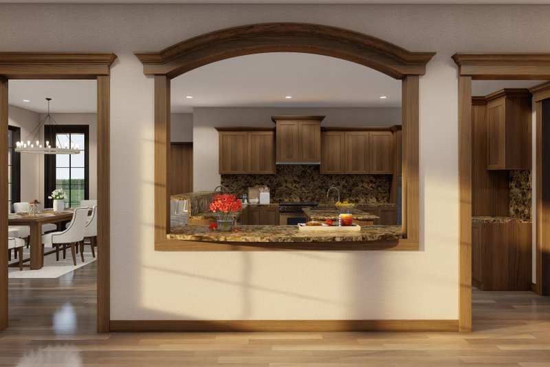 Architectural House Design - Interior - Kitchen 2 for European House Plan #17-3328 - 4 bed, 3.5 bath