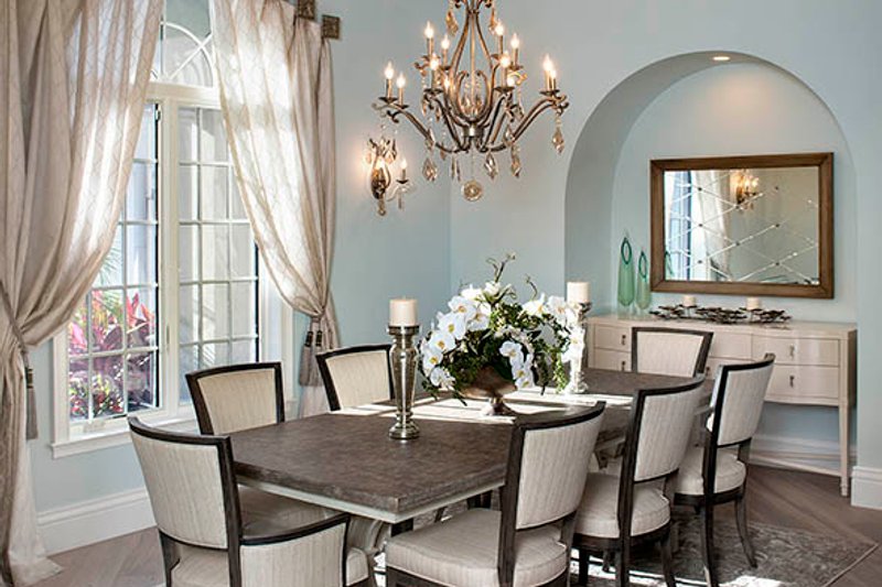 Dream House Plan - Interior - Dining Room for Mediterranean House Plan #1017-166 - 4 bed, 4.5 bath
