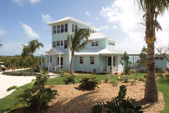 Exterior - Front Elevation 8 for Country House Plan #928-41 - 6 bed, 5 bath