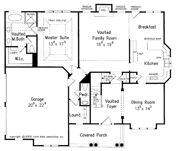 House Design - Country Floor Plan - Main Floor Plan #927-657