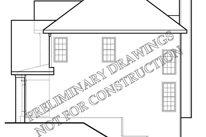 Home Plan - Exterior - Other Elevation for Colonial House Plan #927-218 - 3 bed, 2.5 bath