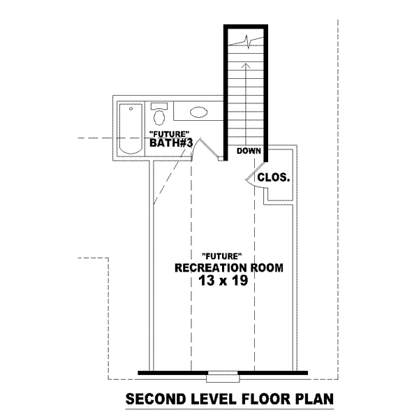 European Floor Plan - Upper Floor Plan #81-1545