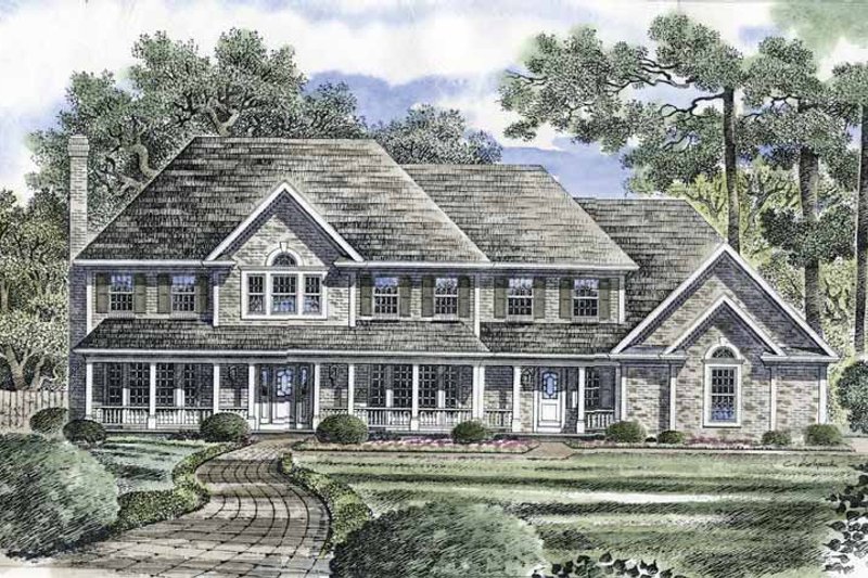 Home Plan - Victorian Exterior - Front Elevation Plan #316-230