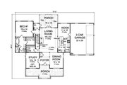 Cottage Style House Plan - 3 Beds 2.5 Baths 2298 Sq/Ft Plan #513-2192 