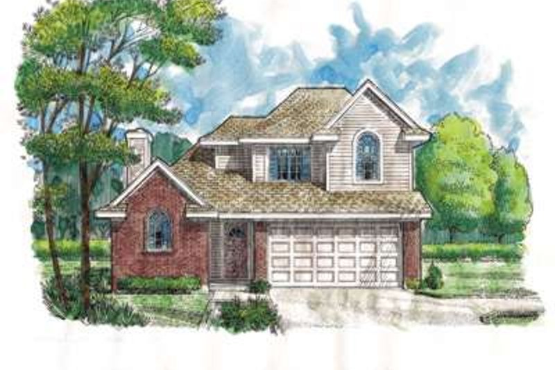 Architectural House Design - Traditional Exterior - Front Elevation Plan #410-154