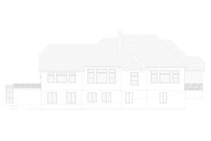 Exterior - Front Elevation 6 for European House Plan #1060-75 - 3 bed, 3.5 bath