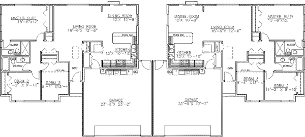 Architectural House Design - Traditional Floor Plan - Main Floor Plan #117-309