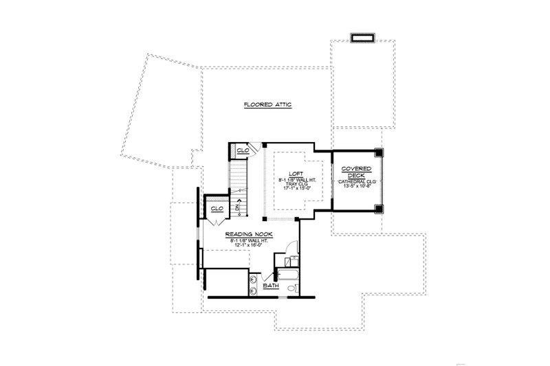 Dream House Plan - Floor Plan - Upper Floor for Cottage House Plan #1064-186 - 2 bed, 3.5 bath