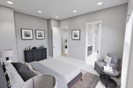 Interior - Master Bedroom 1 for Farmhouse House Plan #51-1275 - 4 bed, 3.5 bath