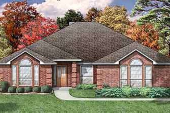 Exterior - Front Elevation for Traditional House Plan #84-177 - 4 bed, 2 bath