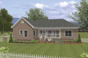 Traditional Style House Plan - 3 Beds 3 Baths 1800 Sq/Ft Plan #56-676 