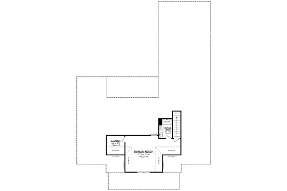 Floor Plan - Upper Floor for Farmhouse House Plan #430-379 - 4 bed, 3.5 bath