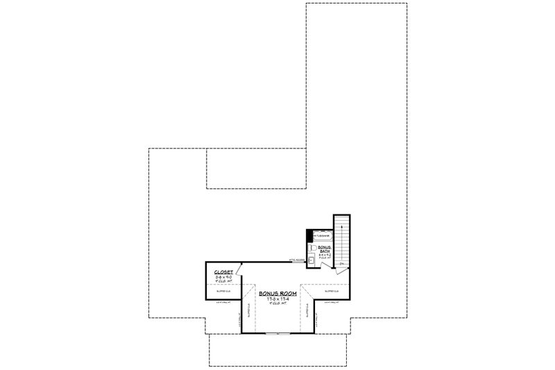 Architectural House Design - Floor Plan - Upper Floor for Farmhouse House Plan #430-379 - 4 bed, 3.5 bath