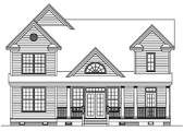 Country Style House Plan - 3 Beds 2.5 Baths 2079 Sq/Ft Plan #929-524 