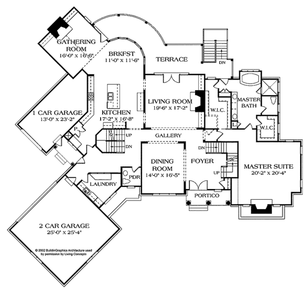 House Design - Country Floor Plan - Main Floor Plan #453-403