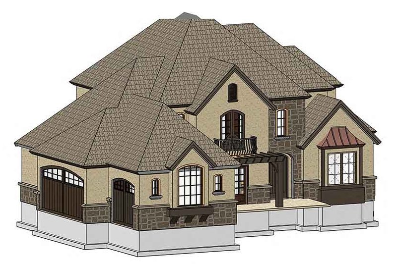 House Plan Design - Exterior - Front Elevation 4 for Country House Plan #937-33 - 4 bed, 3 bath