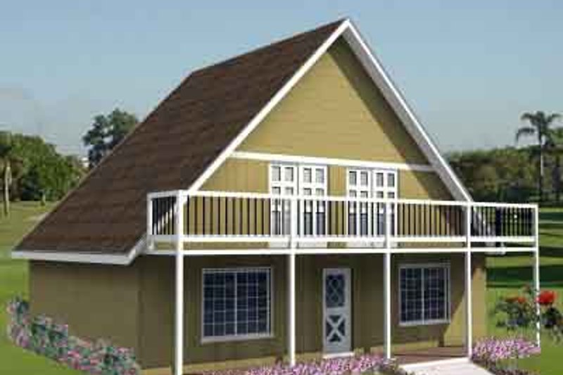 Architectural House Design - Country Exterior - Front Elevation Plan #1-947