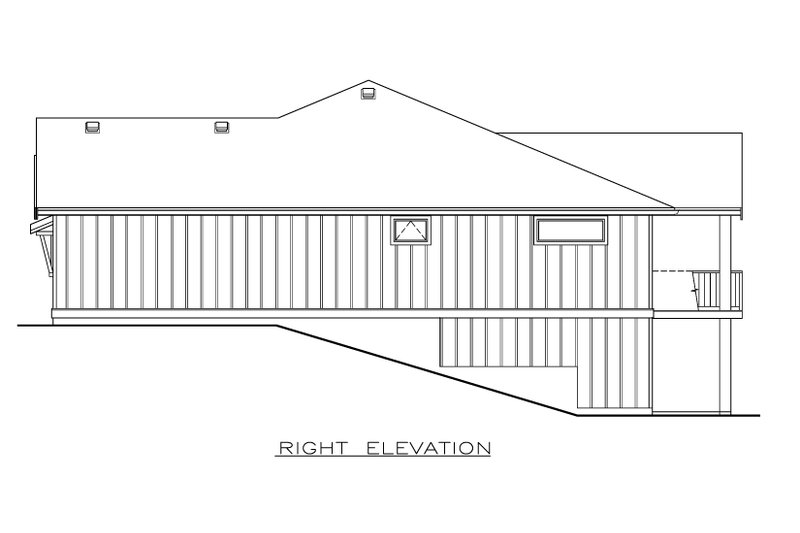 Home Plan - Exterior - Other Elevation 1 for Farmhouse House Plan #1100-85 - 3 bed, 2 bath