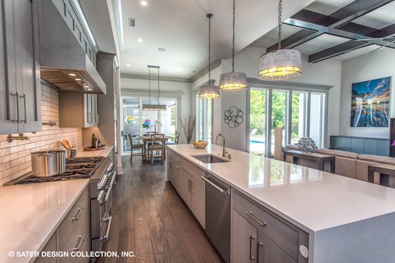 Interior - Kitchen 4 for Craftsman House Plan #930-522 - 3 bed, 3.5 bath