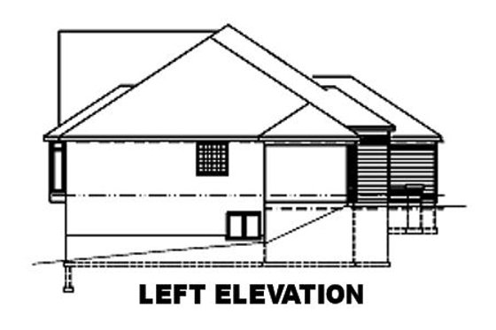 Exterior - Other Elevation for Traditional House Plan #67-276 - 4 bed, 4 bath