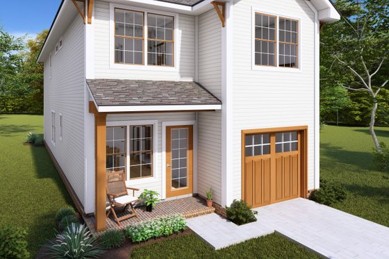 Exterior - Other Elevation 2 for Farmhouse House Plan #513-2258 - 3 bed, 2.5 bath