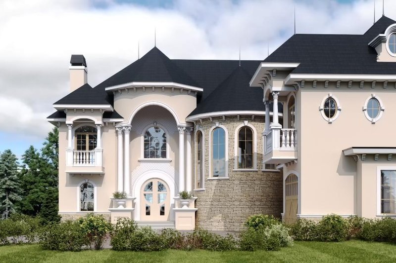 Home Plan - Exterior - Other Elevation for Victorian House Plan #1066-55 - 5 bed, 4 bath