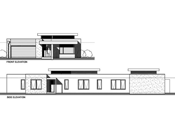 Exterior - Other Elevation 5 for Modern House Plan #496-23 - 4 bed, 2.5 bath