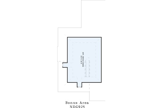 Floor Plan - Other Floor for Craftsman House Plan #17-2863 - 3 bed, 2 bath