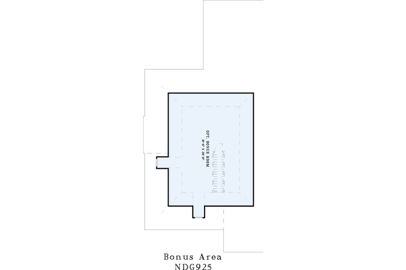 House Blueprint - Floor Plan - Other Floor for Craftsman House Plan #17-2863 - 3 bed, 2 bath