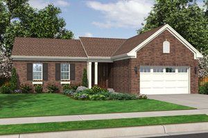 Traditional Exterior - Front Elevation Plan #46-468
