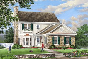 Country style home, elevation