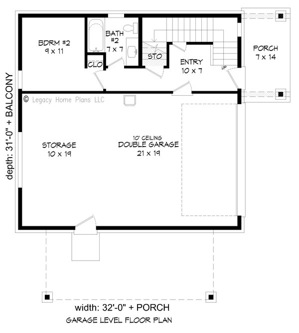 House Design - Contemporary Floor Plan - Main Floor Plan #932-500