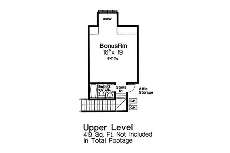 Dream House Plan - Bonus