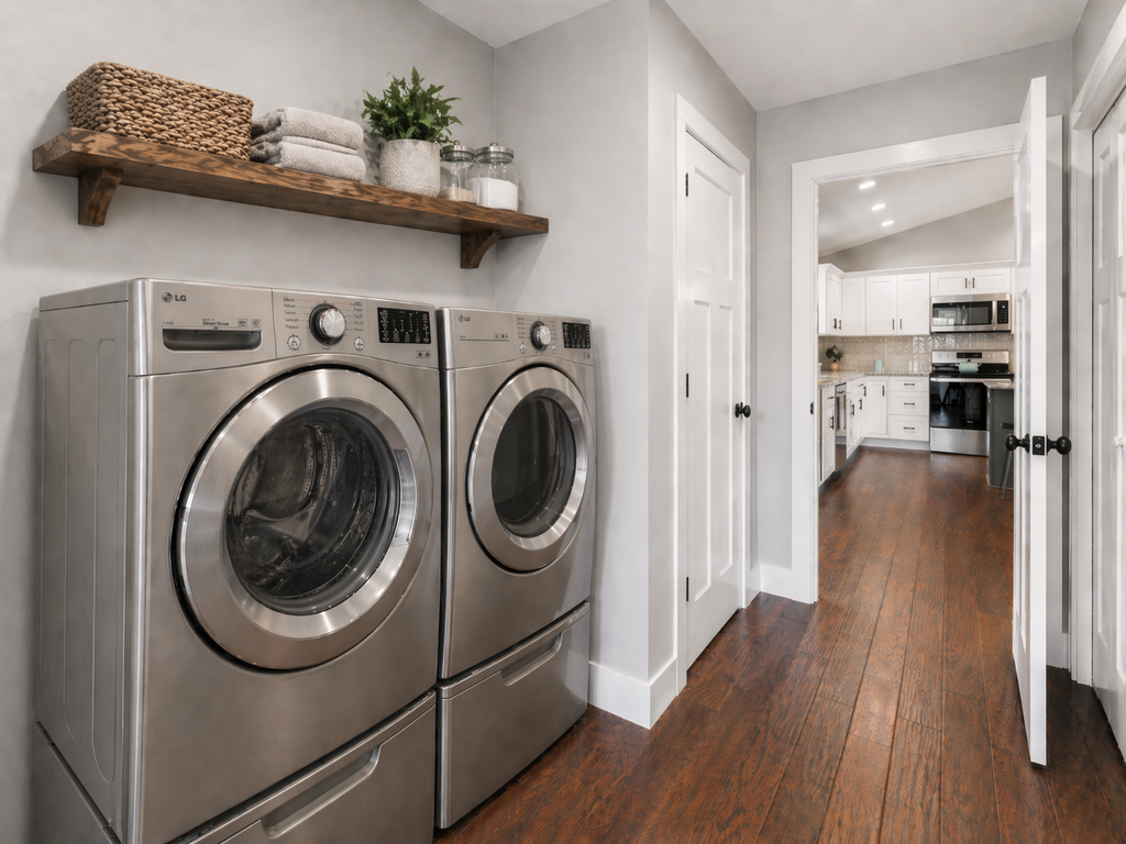 Interior - Laundry for Cottage House Plan #44-246 - 3 bed, 2 bath