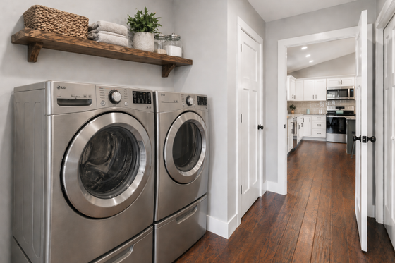 Interior - Laundry for Cottage House Plan #44-246 - 3 bed, 2 bath