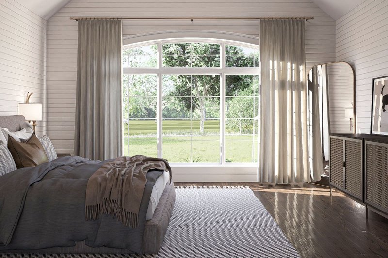 House Blueprint - Interior - Master Bedroom for Modern House Plan #455-331 - 3 bed, 3.5 bath