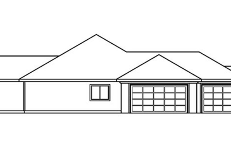 Home Plan - Exterior - Other Elevation for European House Plan #124-514 - 5 bed, 3 bath