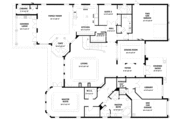 Mediterranean Style House Plan - 4 Beds 5.5 Baths 4628 Sq/Ft Plan #420-155 