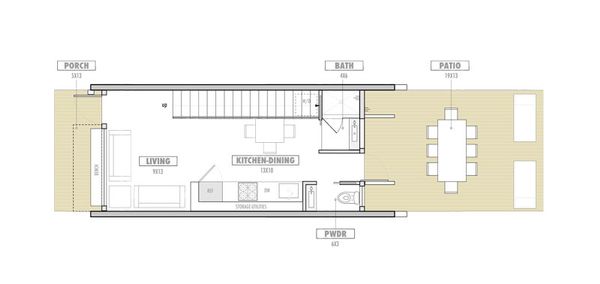 Modern Floor Plan - Main Floor Plan #469-2