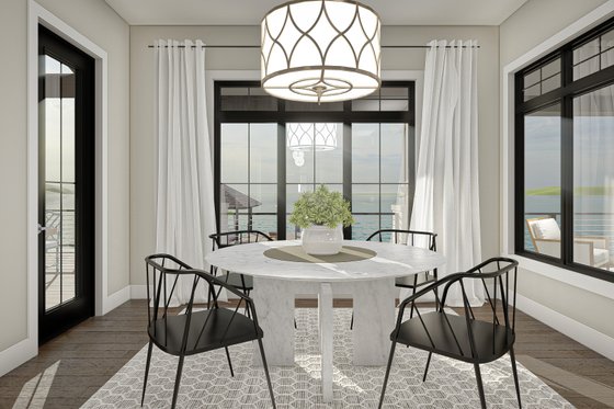 Interior - Dining Room for Beach House Plan #455-294 - 3 bed, 2.5 bath