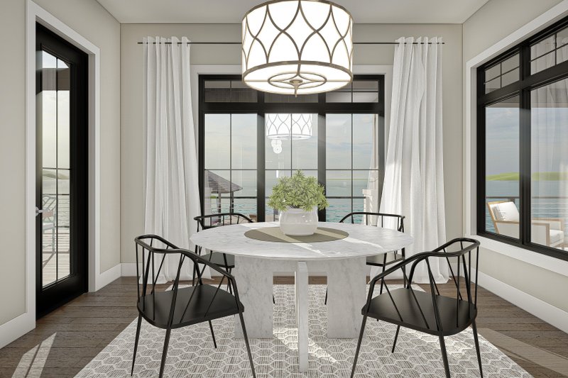 House Plan Design - Interior - Dining Room for Beach House Plan #455-294 - 3 bed, 2.5 bath