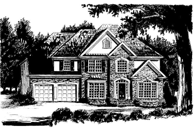 Home Plan - Exterior - Front Elevation 3 for Country House Plan #927-83 - 4 bed, 2.5 bath