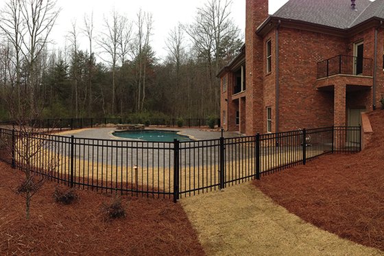 Exterior - Rear Elevation for Traditional House Plan #437-73 - 4 bed, 4.5 bath