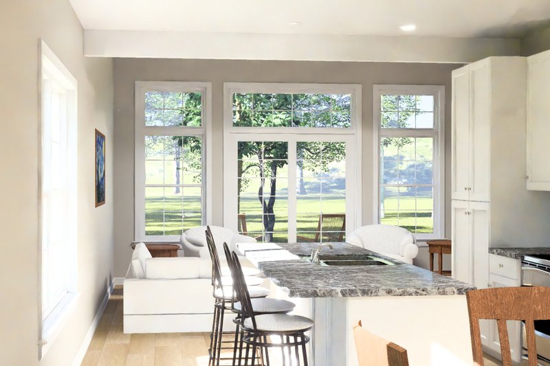 Dream House Plan - Interior - Family Room for Cottage House Plan #513-2439 - 3 bed, 3 bath