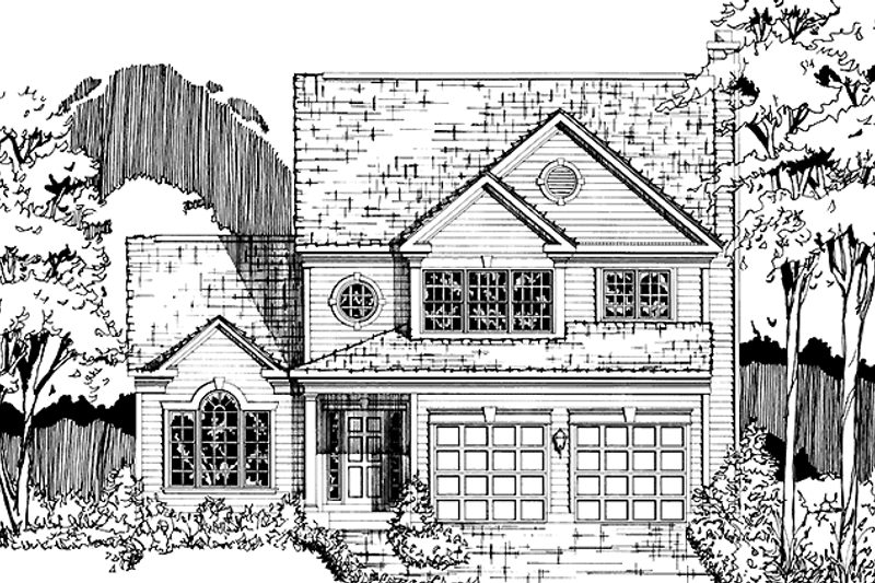 Home Plan - Traditional Exterior - Front Elevation Plan #953-104