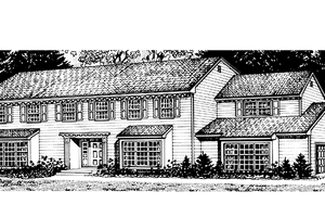 Dream House Plan - Colonial Exterior - Front Elevation Plan #456-105