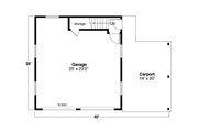 Traditional Style House Plan - 0 Beds 0 Baths 1517 Sq/Ft Plan #124-1275 