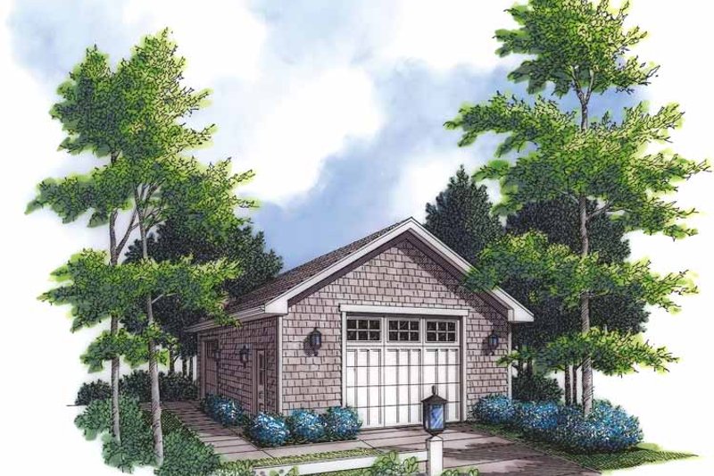 Home Plan - Country Exterior - Front Elevation Plan #48-842