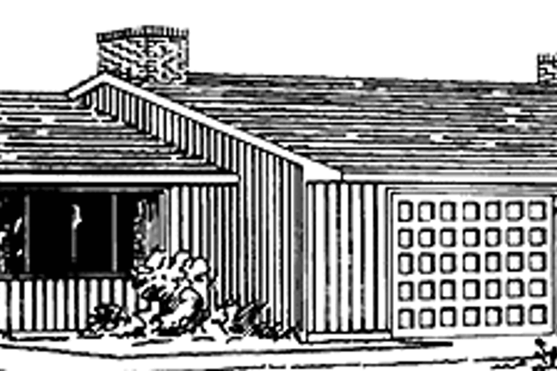 Home Plan - Contemporary Exterior - Front Elevation Plan #320-1245